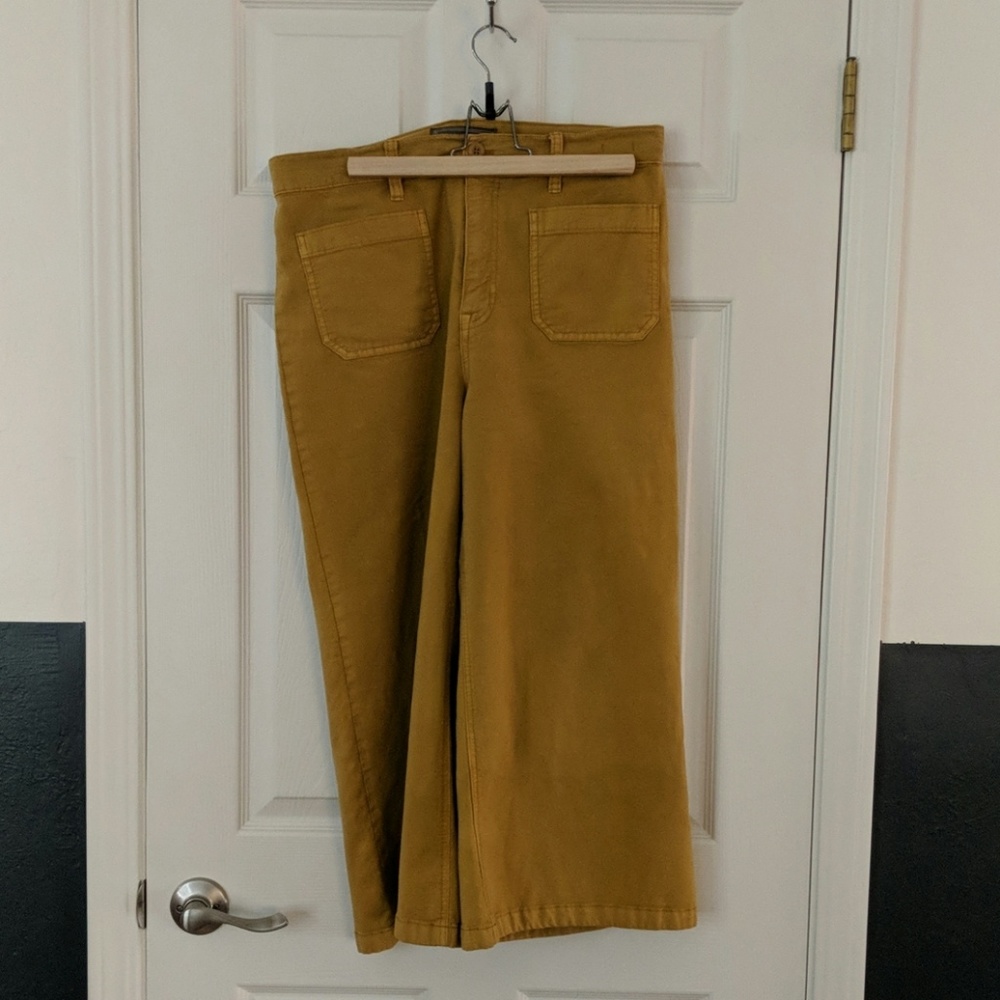 J. Crew Point Sur wide leg crop